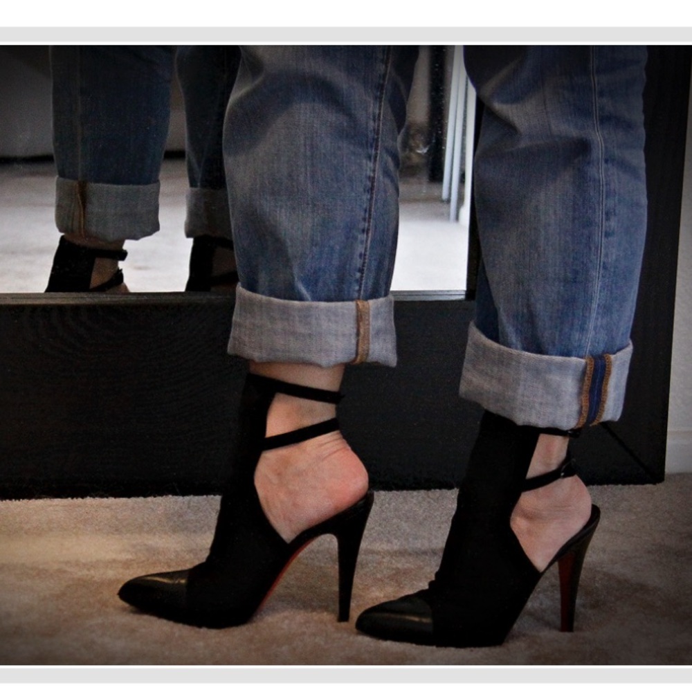 ❣️SOLD Louboutin Lynn 120 backless ankle boots - Picture 8 of 8